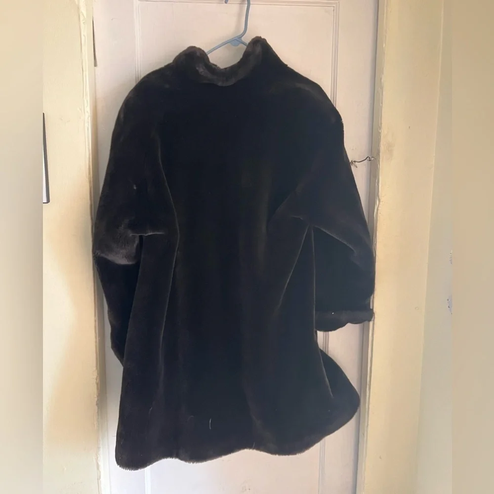 Marvin Richards Vintage Faux Fur Coat Made in USA